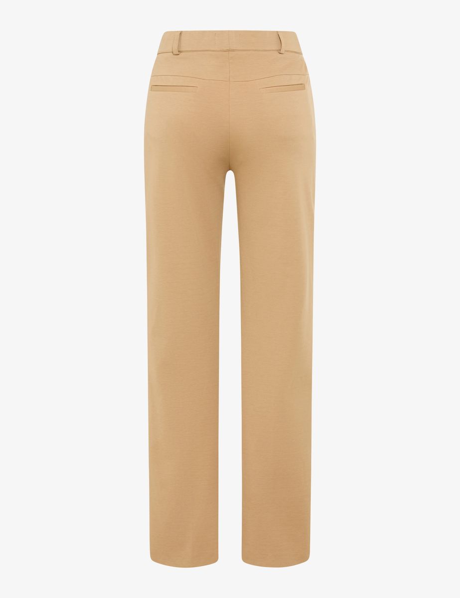Elegante Jersey-Hose mit ausgestelltem Bein