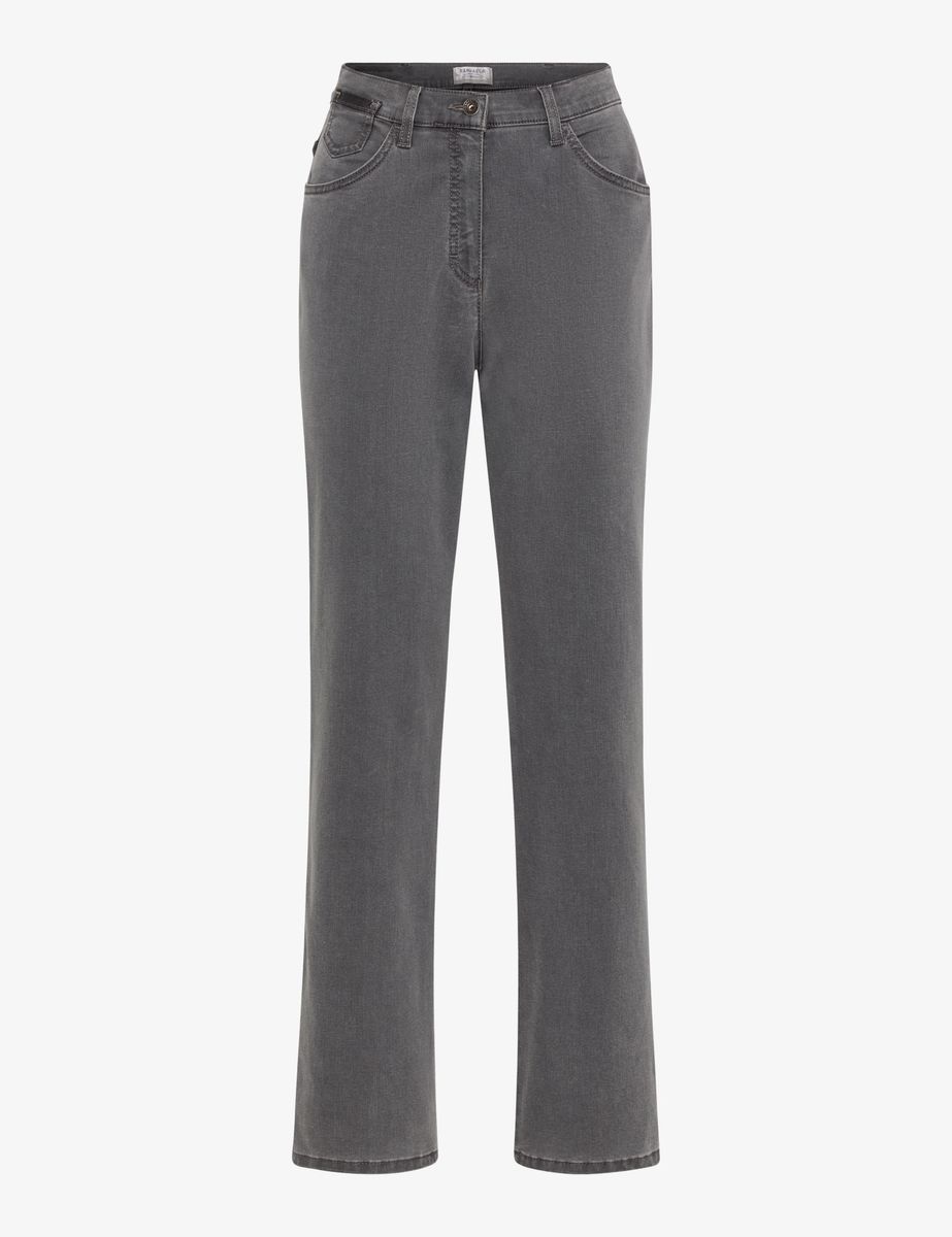 High-Rise Comfort Straight Jeans