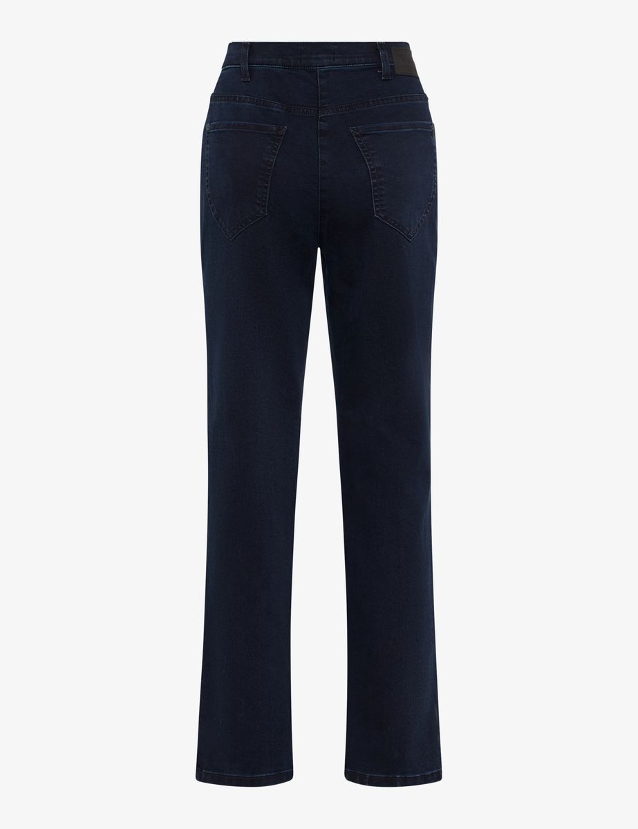 Gerade geschnittene Comfort-Denim-Hose