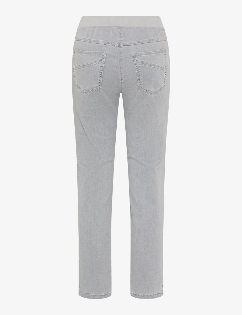 Schmal geschnittene 6/8-Schlupfjeans