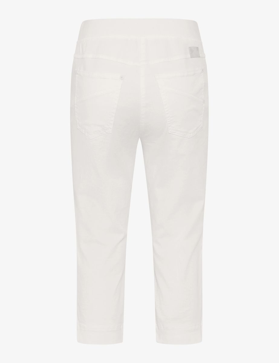 Schmal Geschnittene Elastische Caprihose