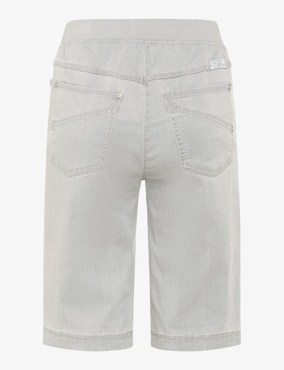 Slim-Fit Denim Bermuda-Shorts