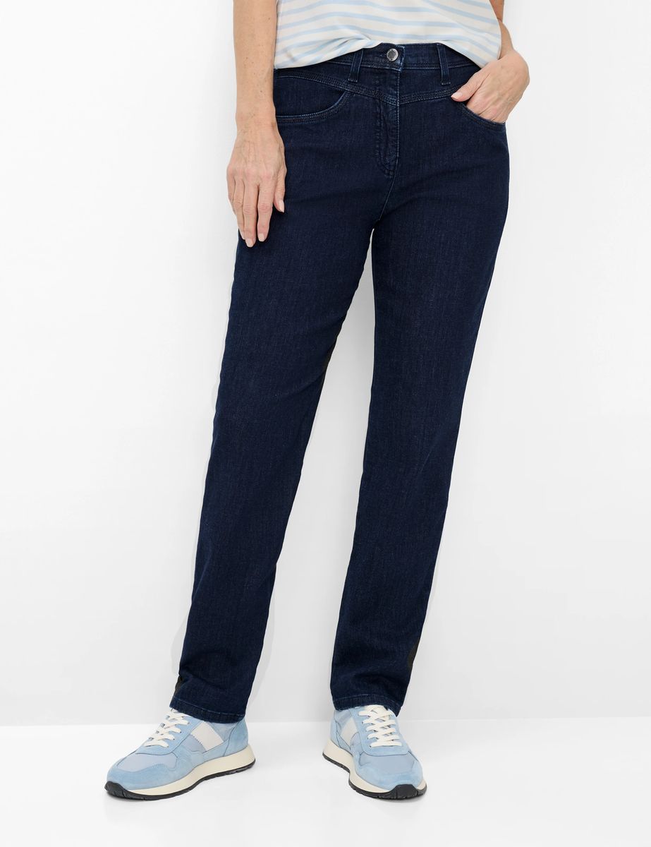 Klassische Stretch-Jeans mit geradem Bein