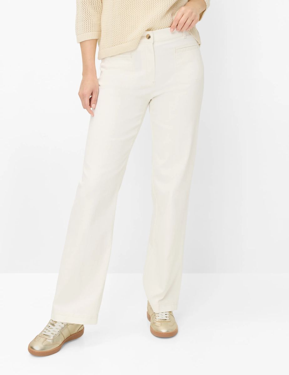Marlene-Jeans mit weitem Bein