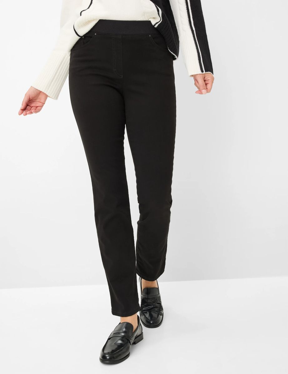 Slim-Fit Satin-Schlupfhose