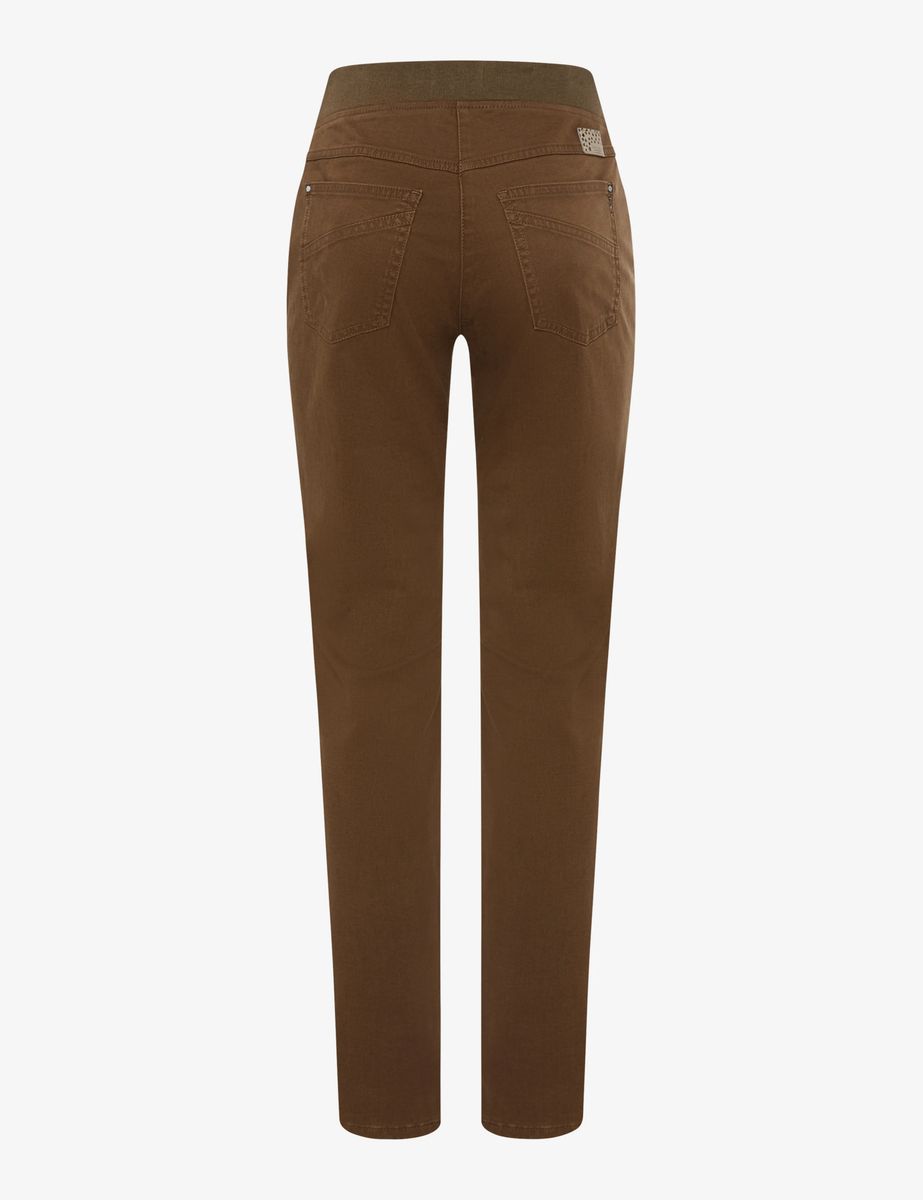 Schmale Satin-Stretch-Schlupfhose