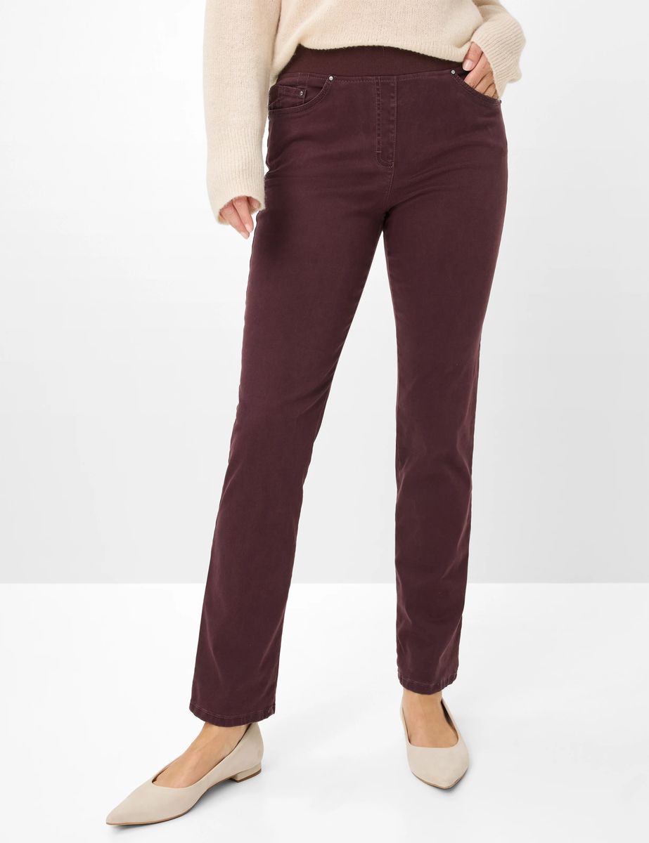 Klassische Slim-Fit Satin Schlupfhose