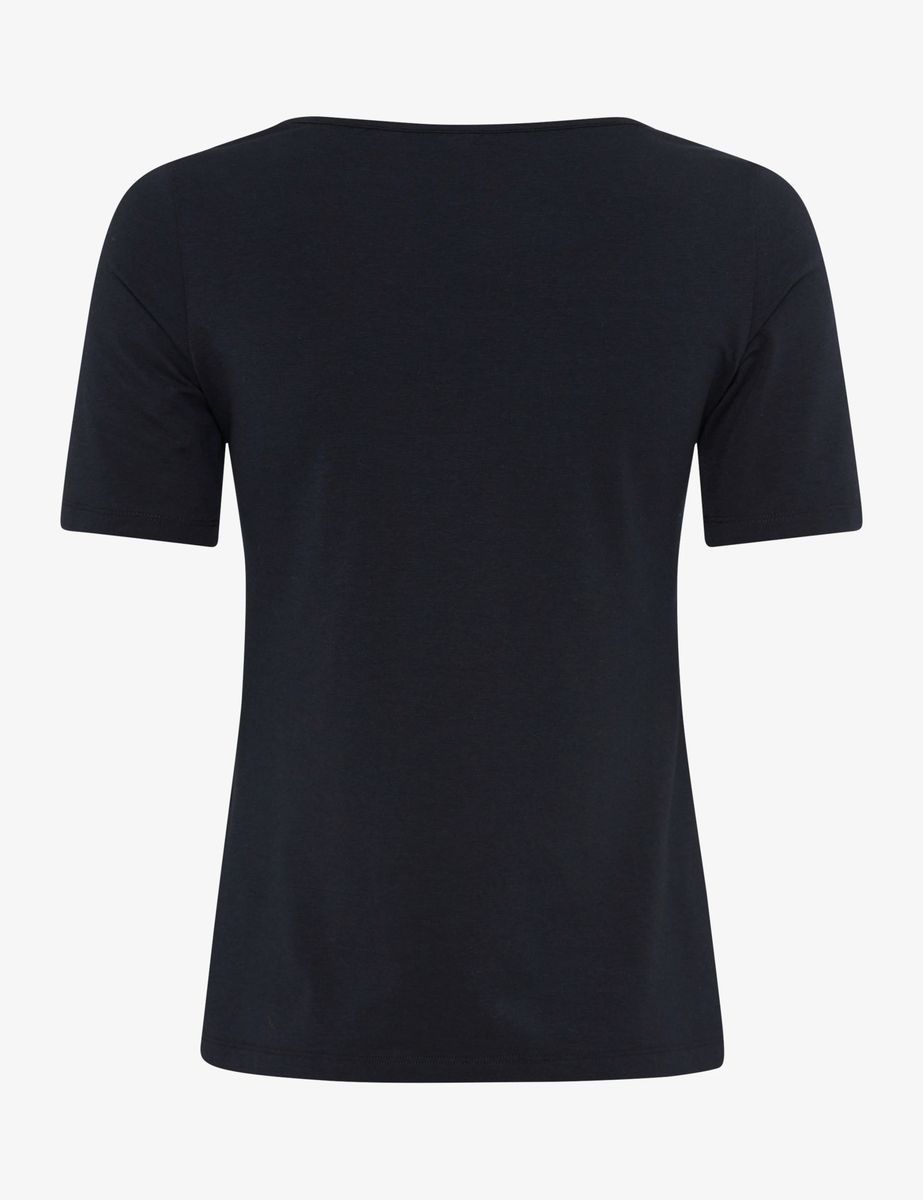 Klassisches Rundhals Jersey T-Shirt