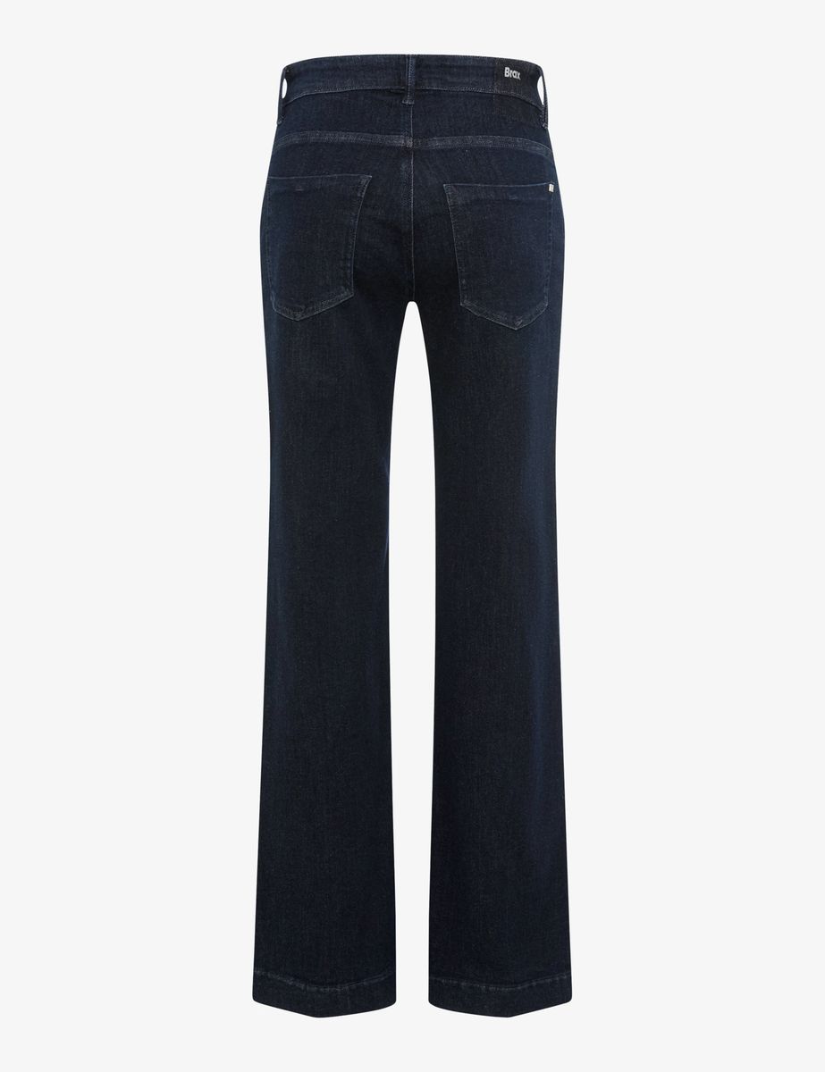 Clean geschnittene Wide-Leg-Jeans