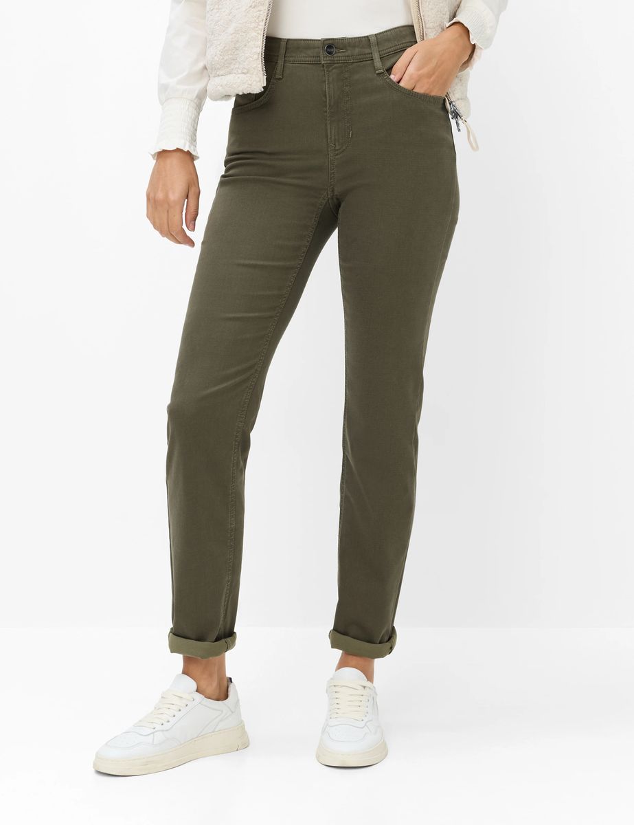Klassische Five-Pocket Hose mit geradem Bein