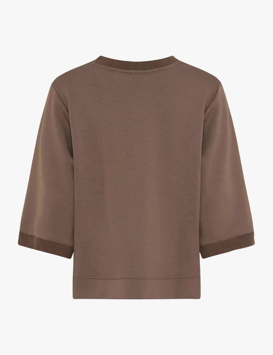 Kurzarm-Sweatshirt aus Interlock