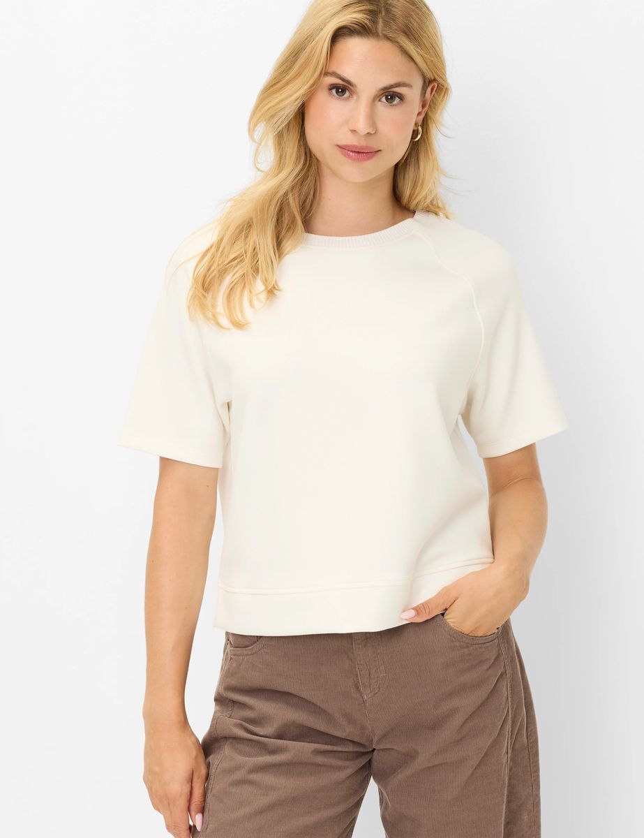 Kurzarm-Sweatshirt mit Raglanärmeln