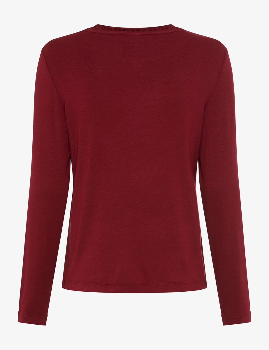 Langarmshirt aus Viskose-Mix