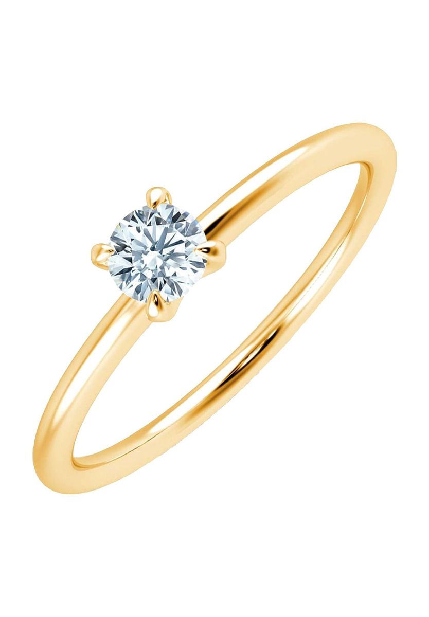 Eleganter Diamant-Solitärring