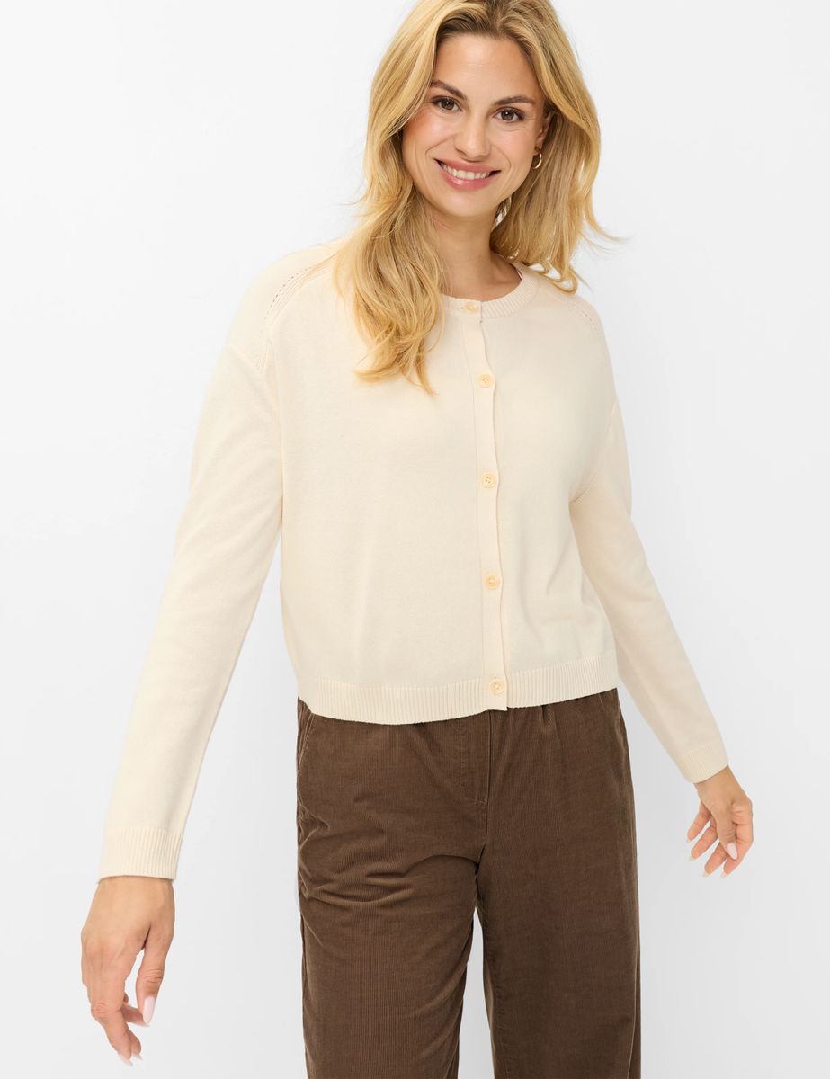 Klassischer Cardigan aus Baumwolle