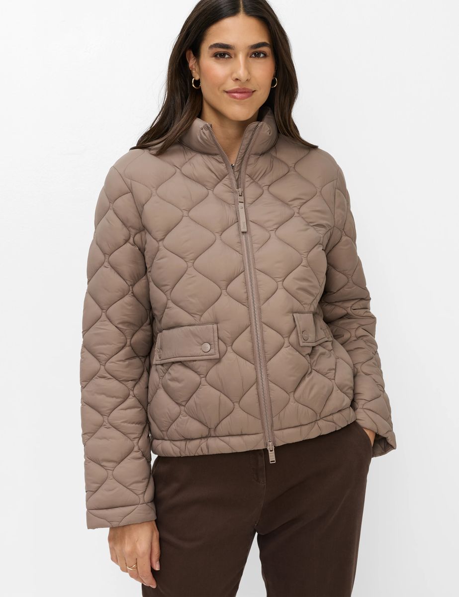 Leichte Pufferjacke mit Zwiebelsteppung