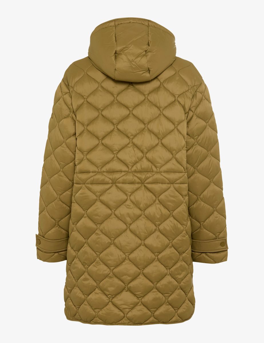 Gesteppter Midi-Parka mit Kapuze
