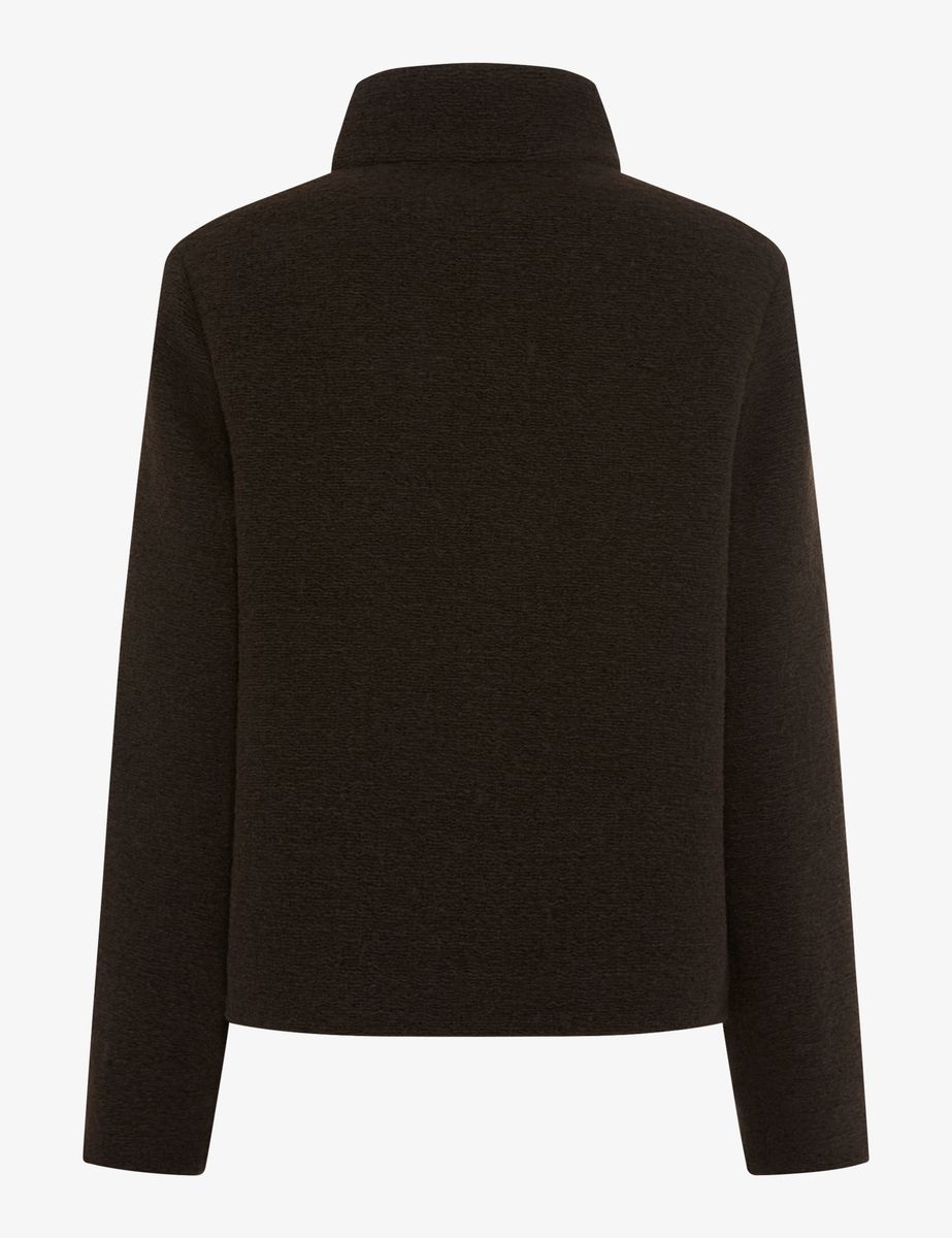 Kurzjacke aus strukturierter Wollmischung