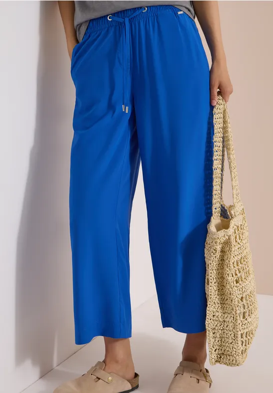Weite Culotte mit Tunnelzug