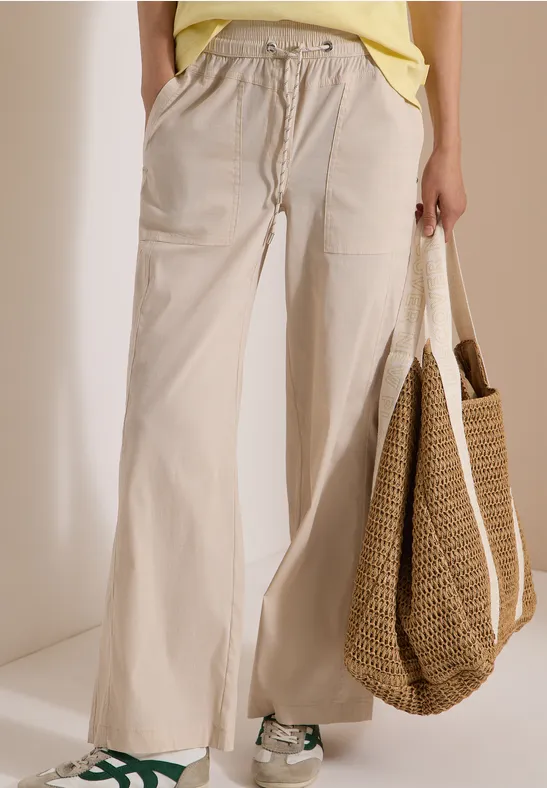 High Waist Wide Leg Hose