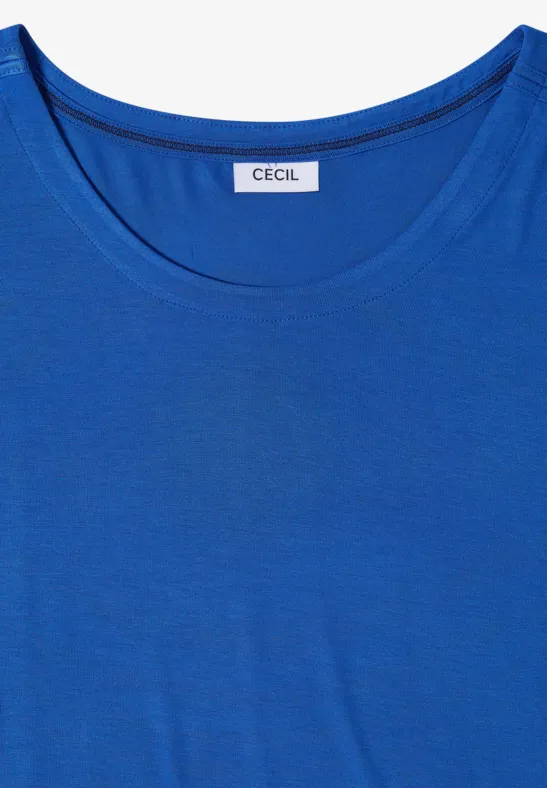 Shirt mit überschnittenen Schultern und Tunnelzug