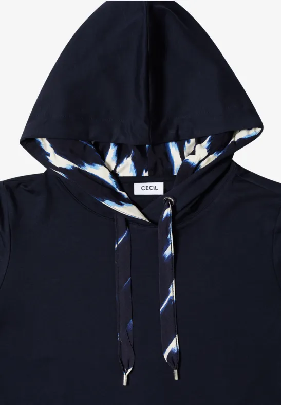 Sportliches 3/4-Arm Kapuzenshirt
