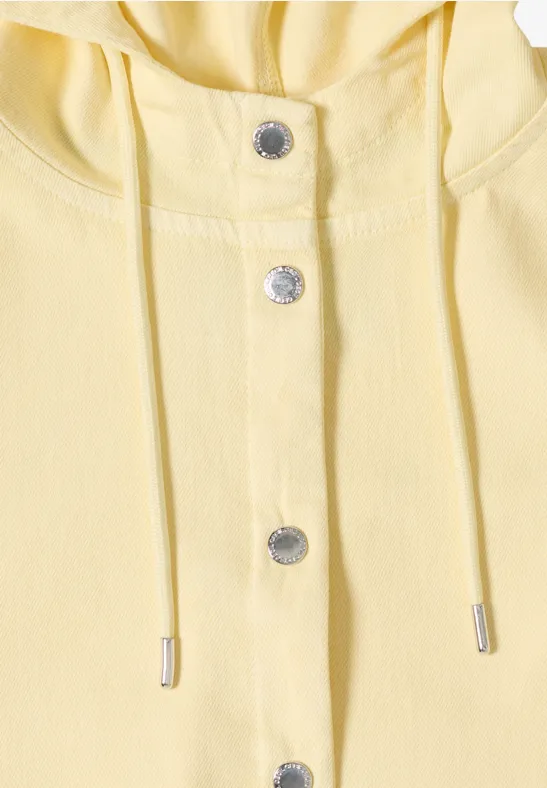Jeansjacke mit Kapuze und Tunnelzug