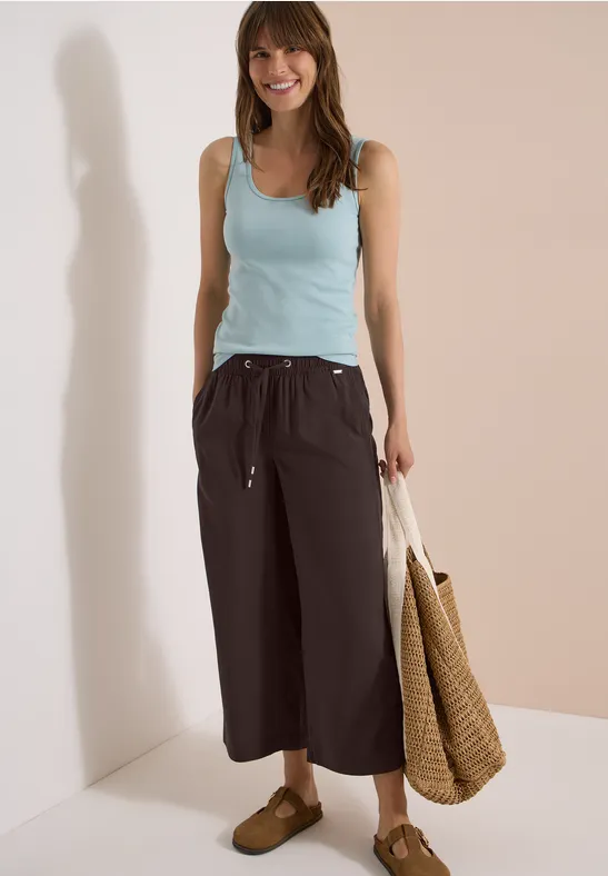 Luftige Culotte mit Tunnelzug