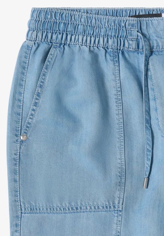 Weiche Slim-Leg Lyocell-Hose