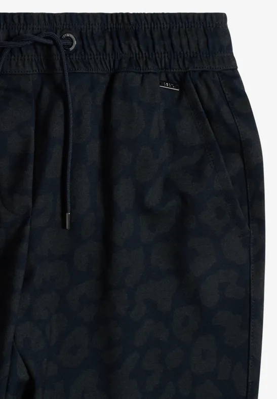 Mid Waist Hose mit Tierprint