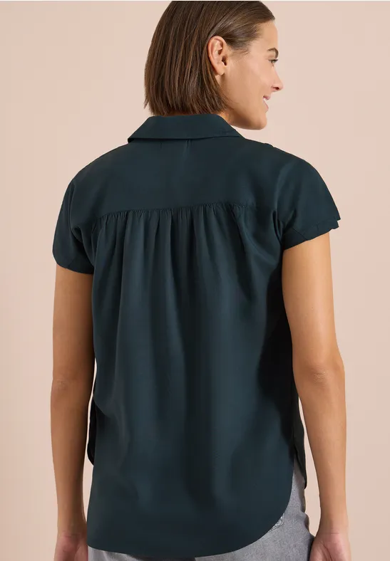 Vielseitige Kurzarm-Hemdbluse