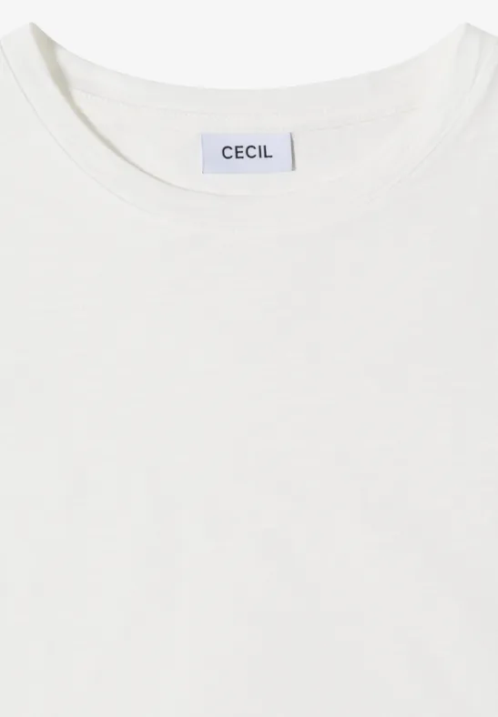 Einfarbiges 3/4-Arm Jersey Shirt