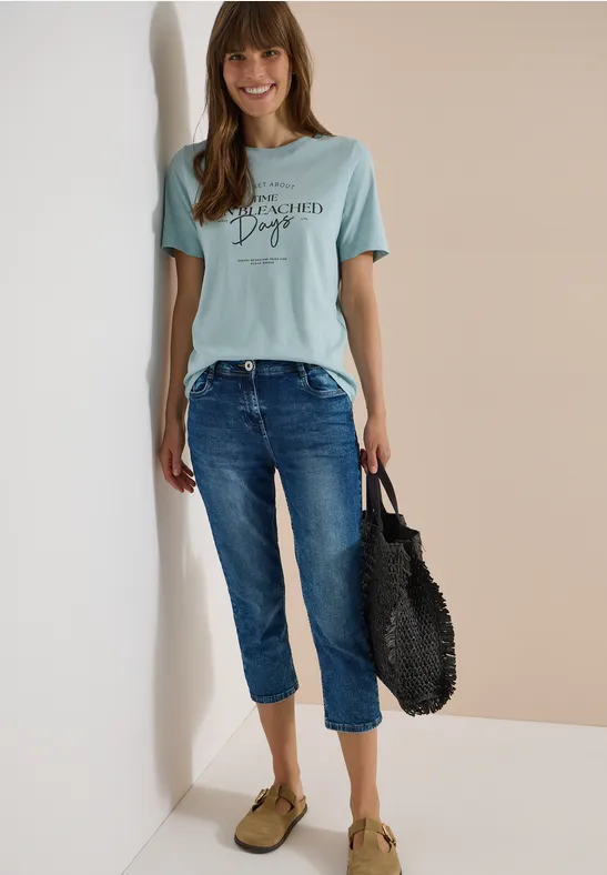 Slim Fit 3/4 Denim-Jeans