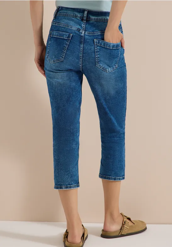 Slim Fit 3/4 Denim-Jeans