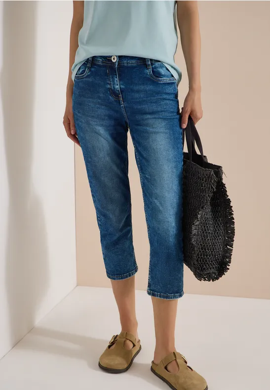 Slim Fit 3/4 Denim-Jeans