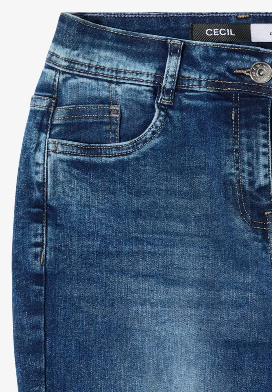 Slim Fit 3/4 Denim-Jeans