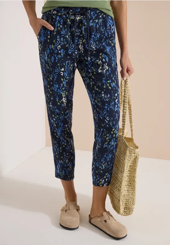 Gemusterte Hose im Loose Fit