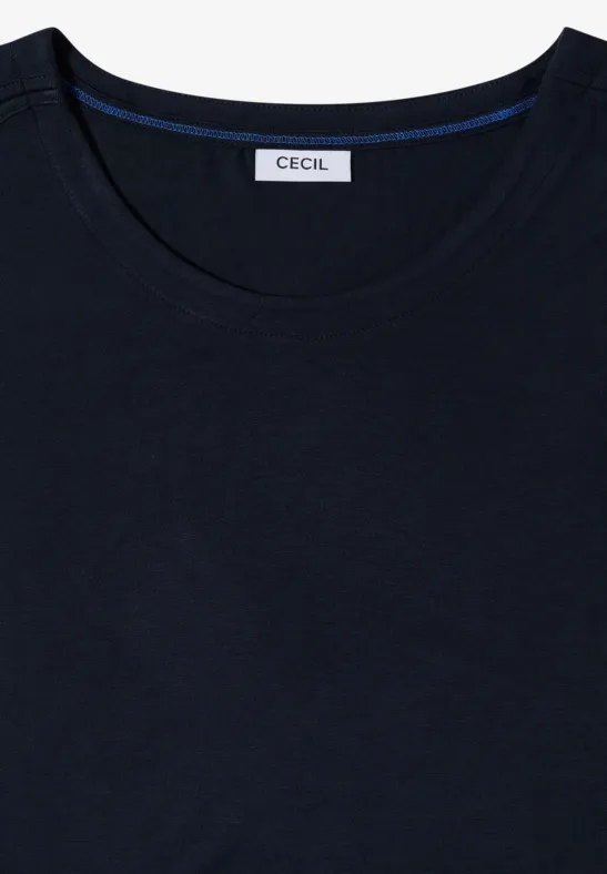 Shirt mit überschnittenen Schultern und Cut-Outs