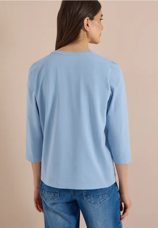 3/4-Arm Shirt mit Leo-Wording