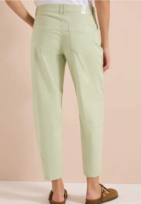 Casual Hose im Barrel-Leg-Schnitt