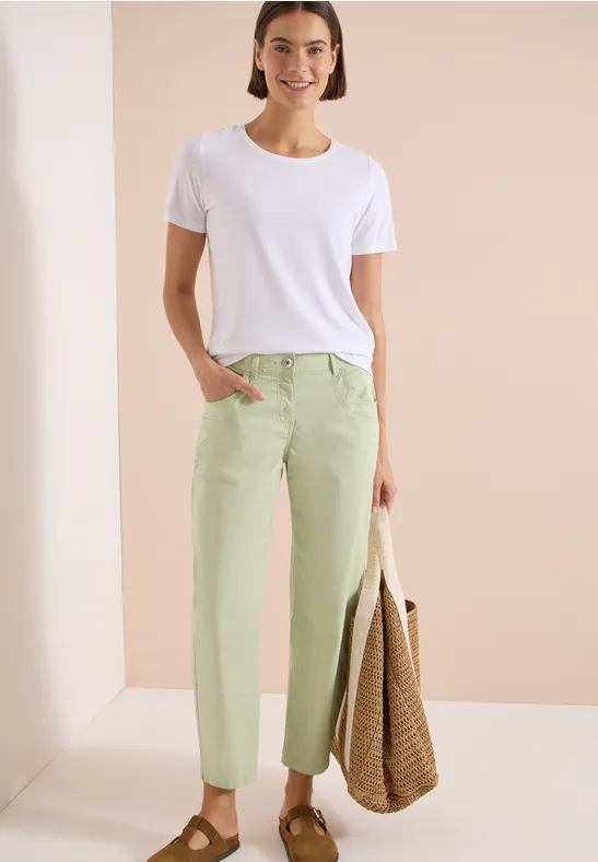 Casual Hose im Barrel-Leg-Schnitt