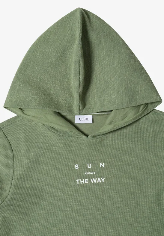 Lässiger Grafik-Kurzarm-Hoodie