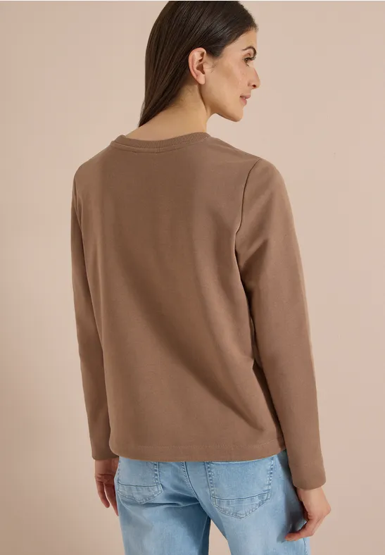 Sweatshirt mit Grafik und Tunnelzug