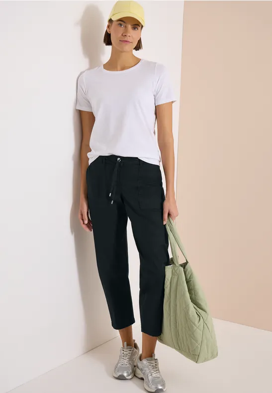 Barrel Leg Hose im Casual Fit