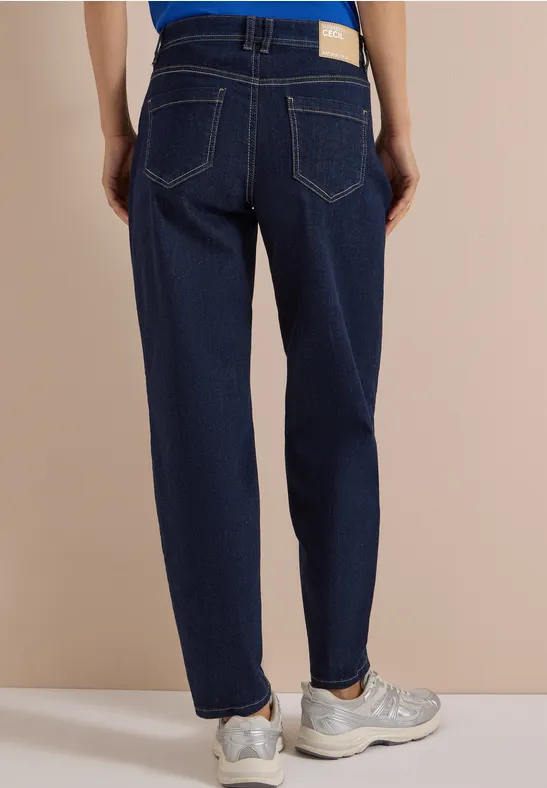 High Waist Barrel Leg Jeans