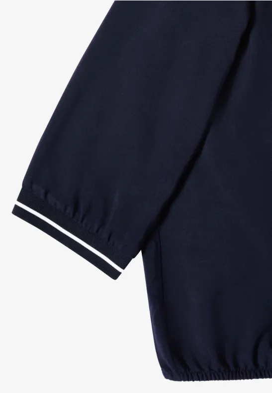 Lockeres 3/4-Arm Blusenshirt mit Paspeln