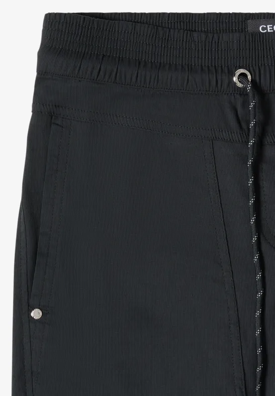Lässige Wide Leg Kordelzughose
