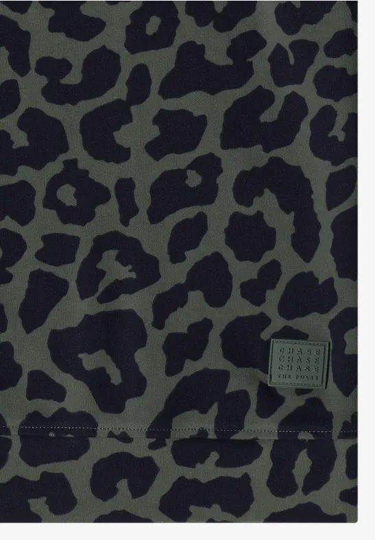 T-Shirt mit Leopardenmuster