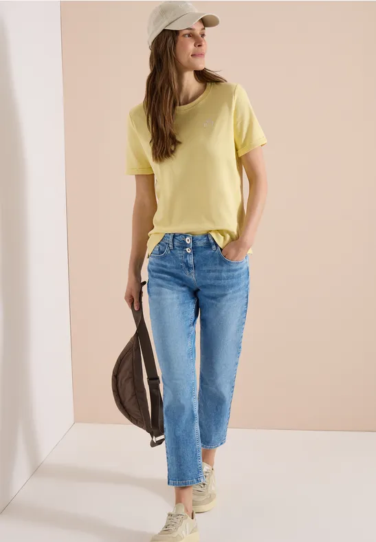 7/8 Slim Leg Casual Jeans