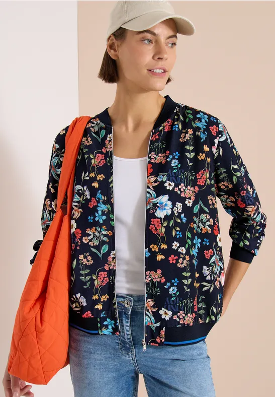Blouson mit floralem Muster